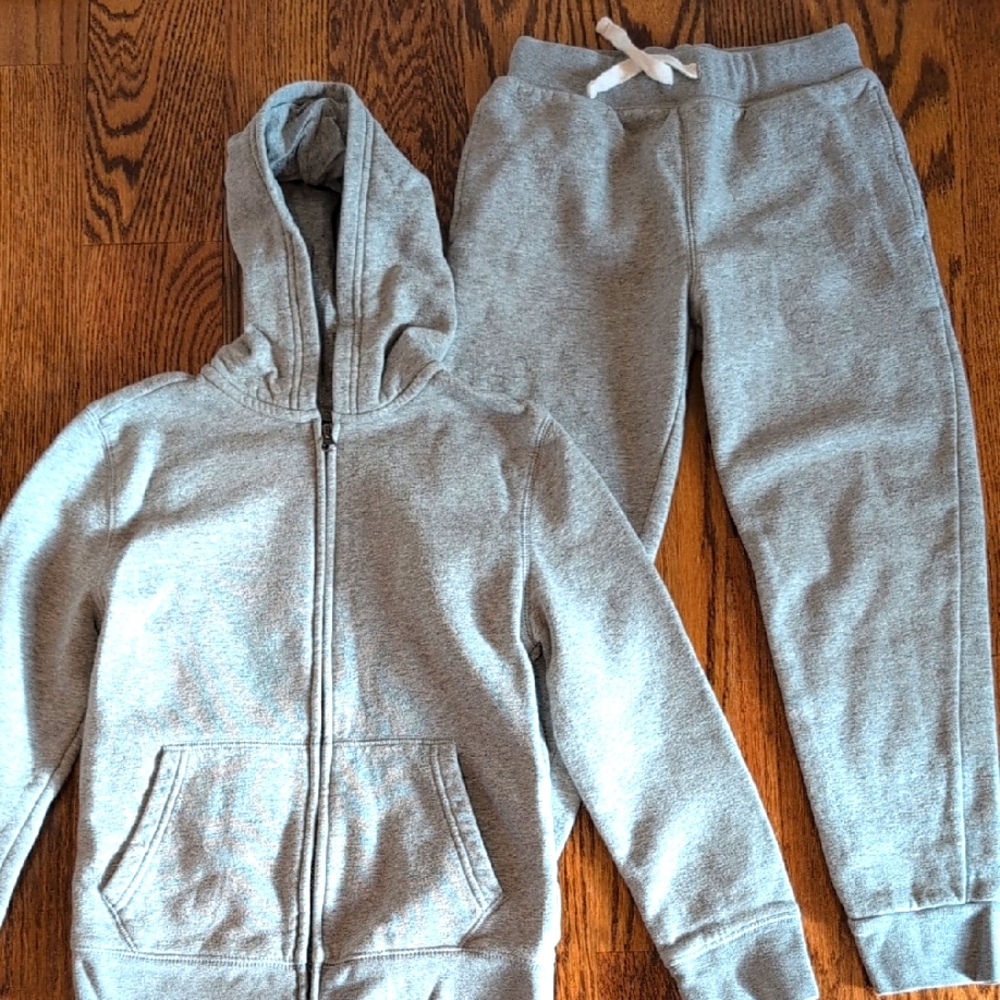 Children's Place Gray Hoodie and Joggers Set